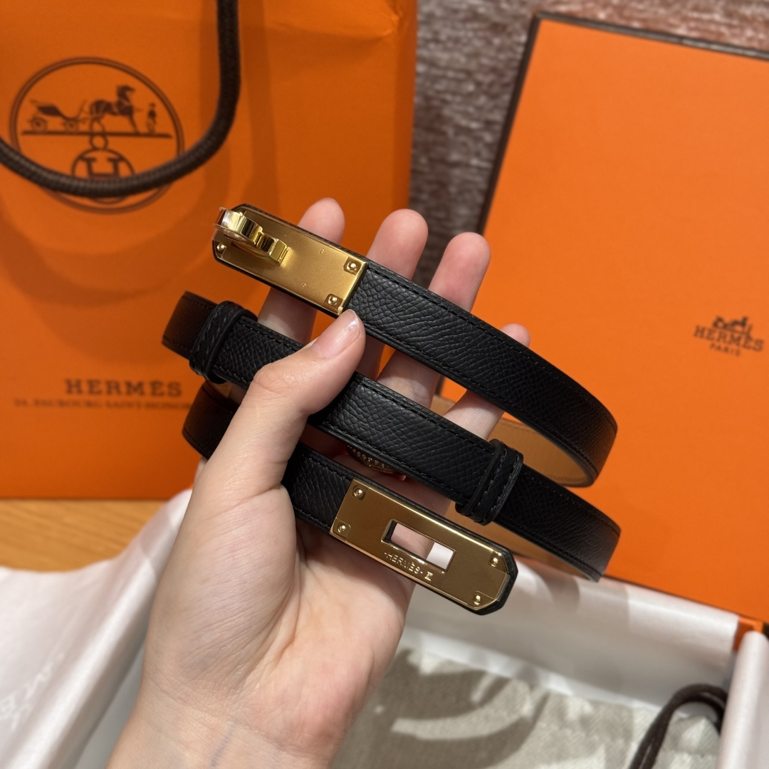 에르메스 패밀리 켈리 버클 앱송 카프스킨 벨트 상세 이미지 2
