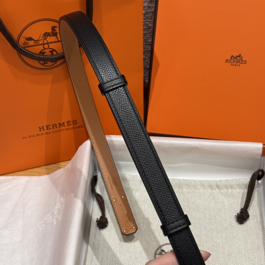 에르메스 패밀리 켈리 버클 앱송 카프스킨 벨트 상세 이미지 6