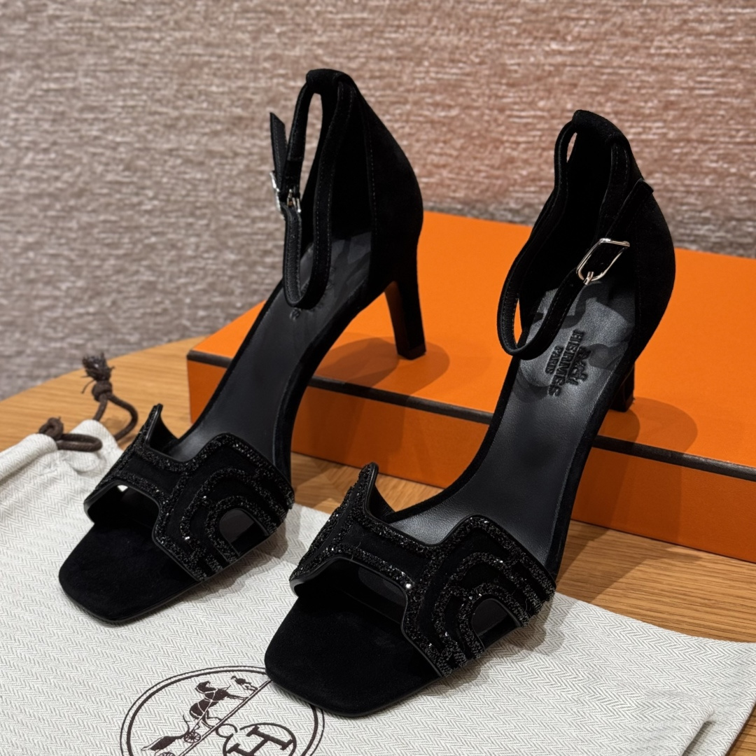 HERMES Joy70 サンダル レディース スプリング・オータム ファッション クラシック