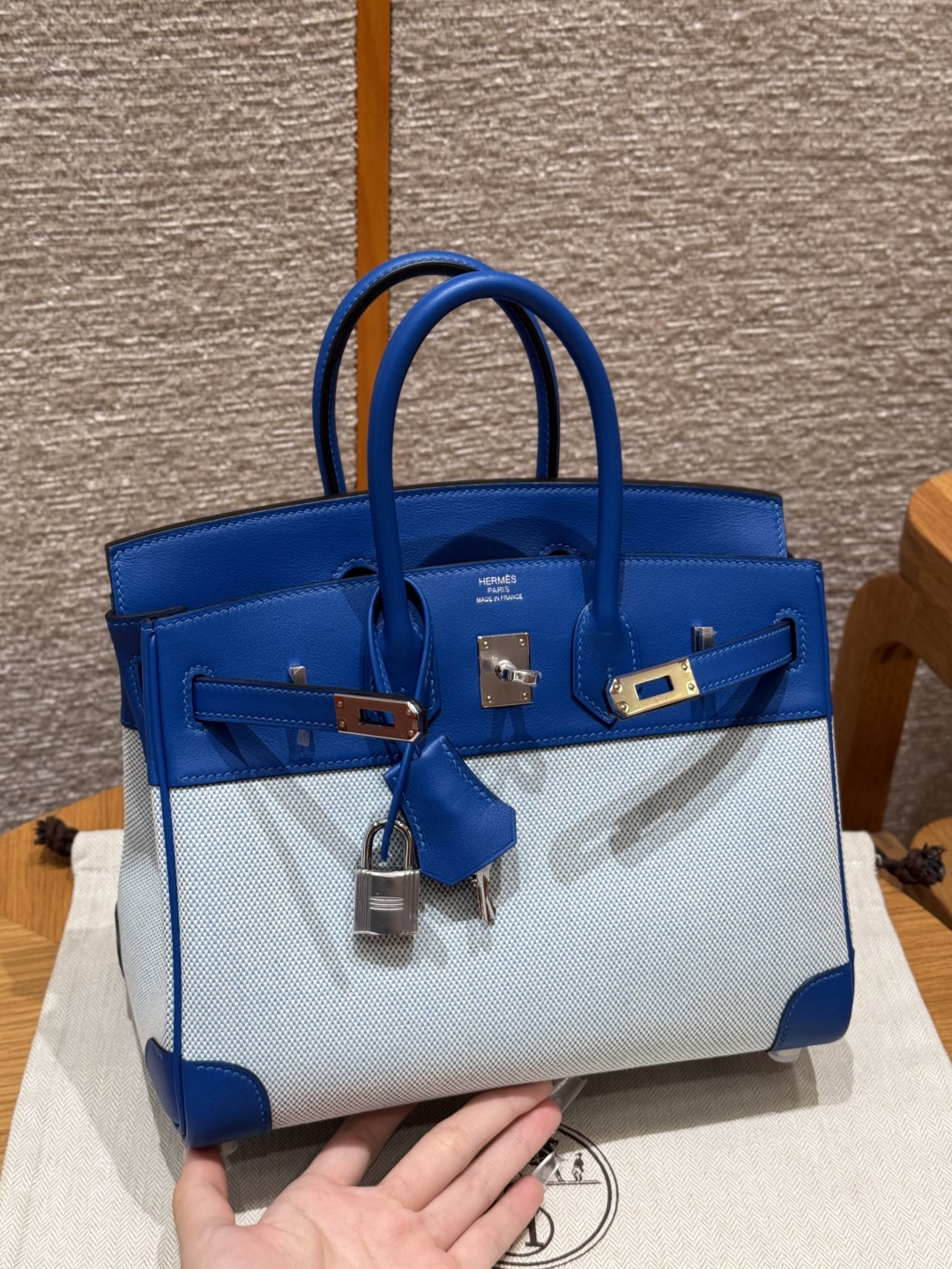 Hermès Birkin 25cm (Blue France)