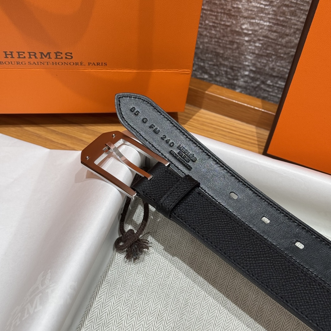 Hermès Epsom Leather Belt with H Buckle, 26mm - Stylish and Versatile 6 cmp i1752744914907 2459 0 5
