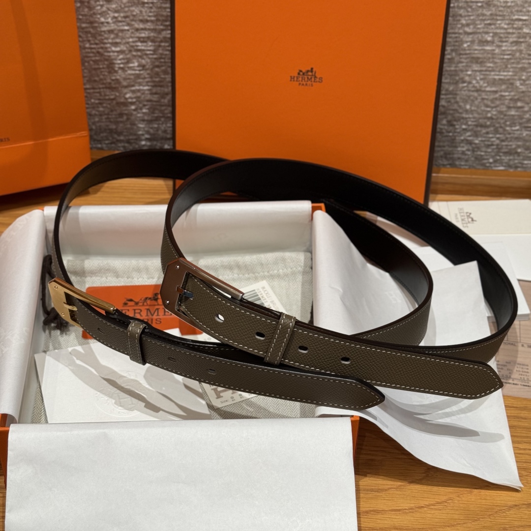 Hermes Epsom Leather Belt with H Buckle, 26mm - Versatile & Elegant 3 cmp i1752745032479 9555 0 0
