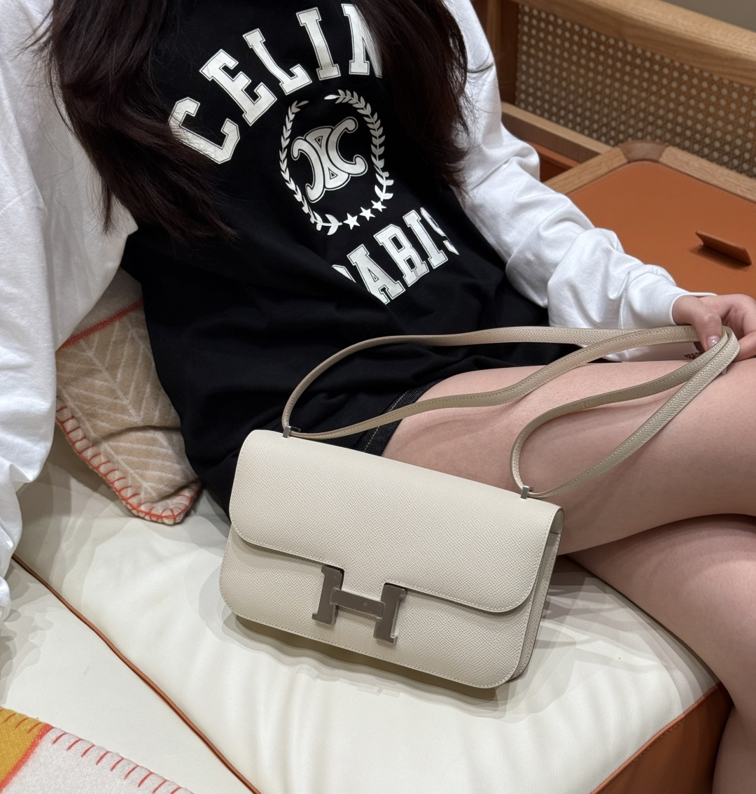 Hermès Constance Elan 24cm (Craie)