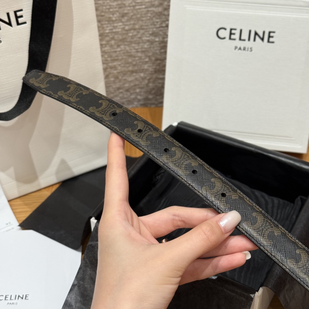 Celine Triomphe Buckle Reversible Belt 25mm - Stylish & Versatile Design 8 cmp i1757573880677 2445 0 3