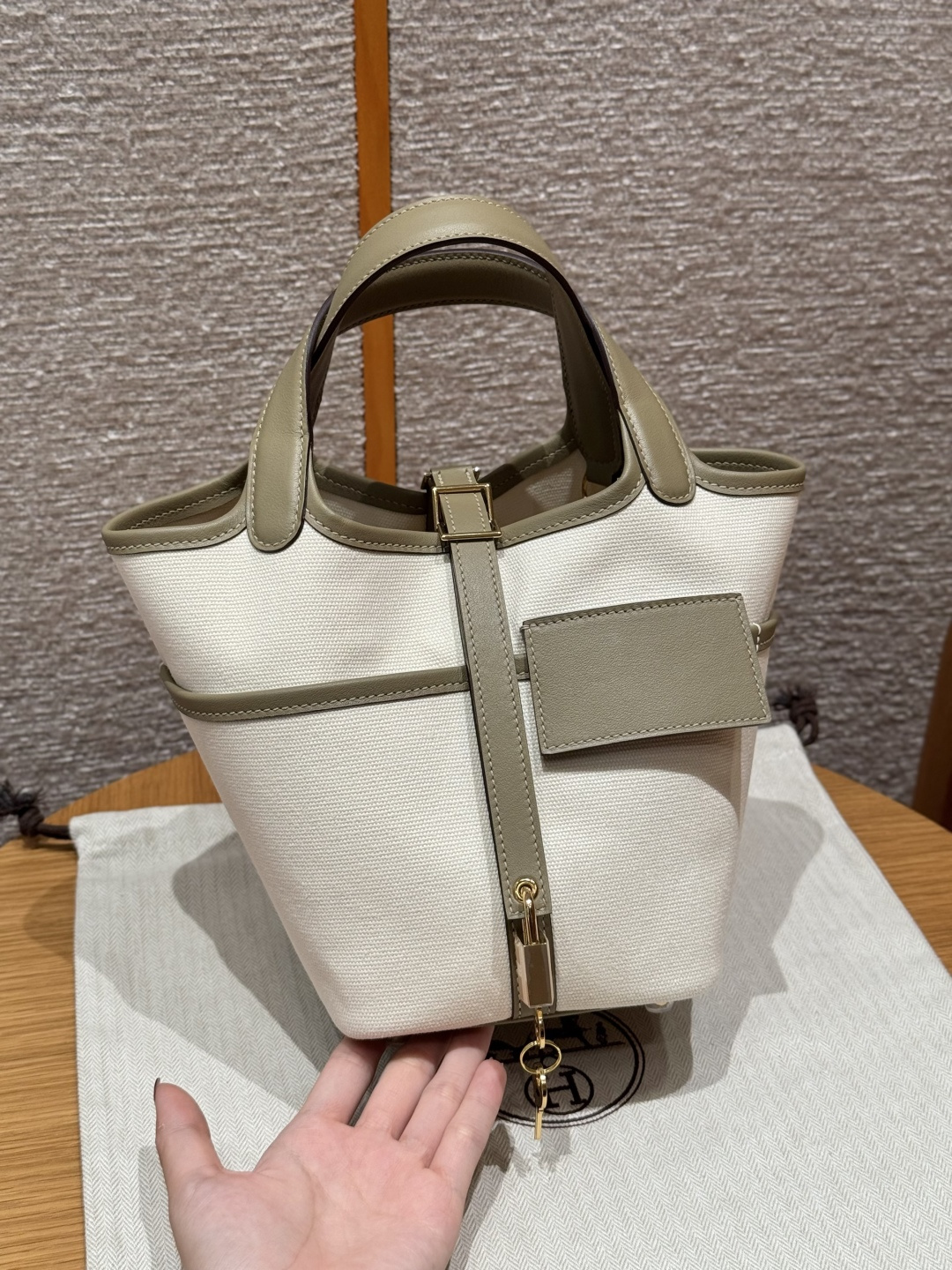 Hermès Picotin Cargo 18cm (ecru)