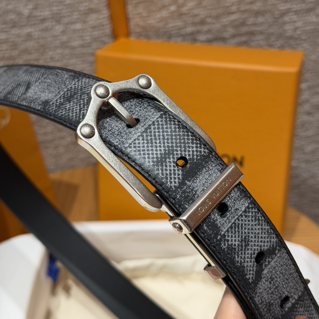 루이비통 JD330-FROG 30mm 리버시블 벨트 상세 이미지 5