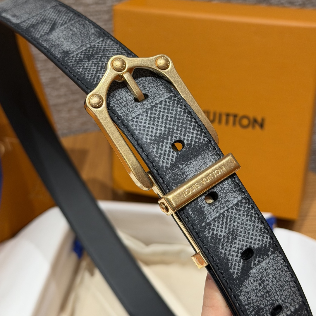 루이비통 JD330-FROG 리버시블 30mm 벨트 상세 이미지 6