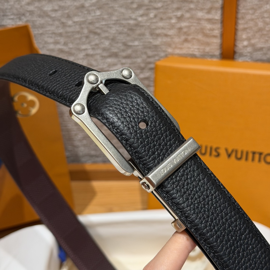 루이비통 JD350-FROG 30mm 리버서블 벨트 상세 이미지 5