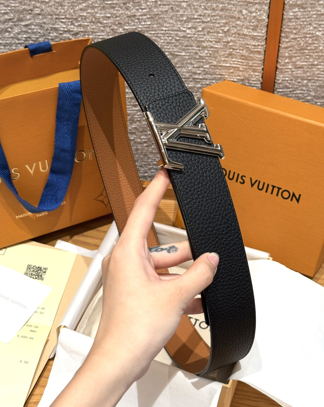 루이비통 JD350 토리옹 40mm 리버서블 벨트 상세 이미지 4