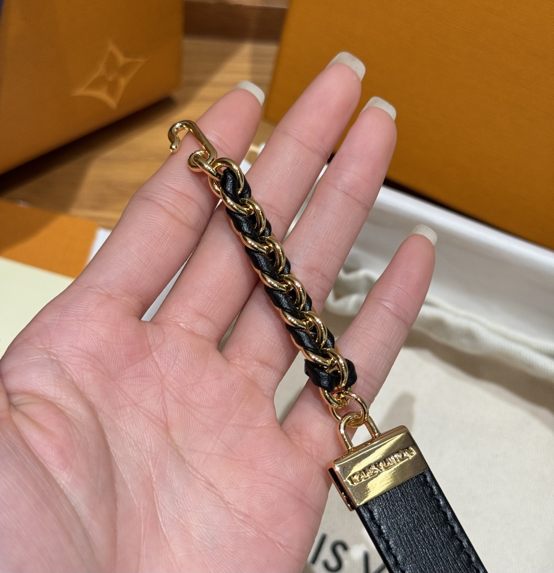 루이비통 편조 체인 20mm 가죽 벨트 상세 이미지 7