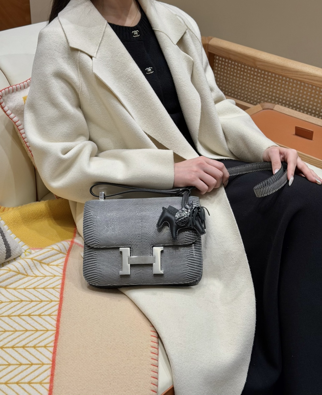 Hermès Constance 24cm (Gris Fonce)