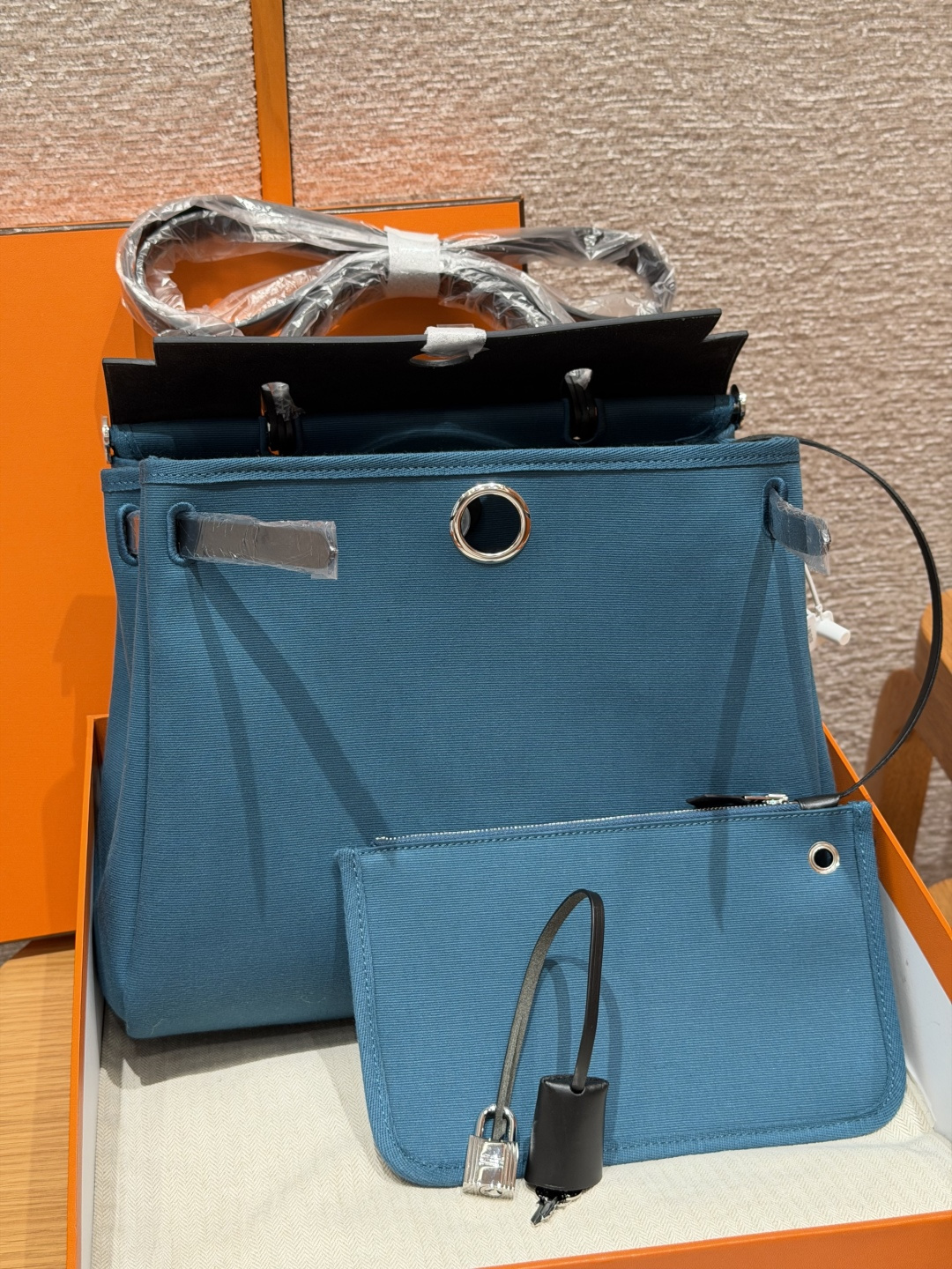 Hermès Herbag 31cm (New Blue Jean)