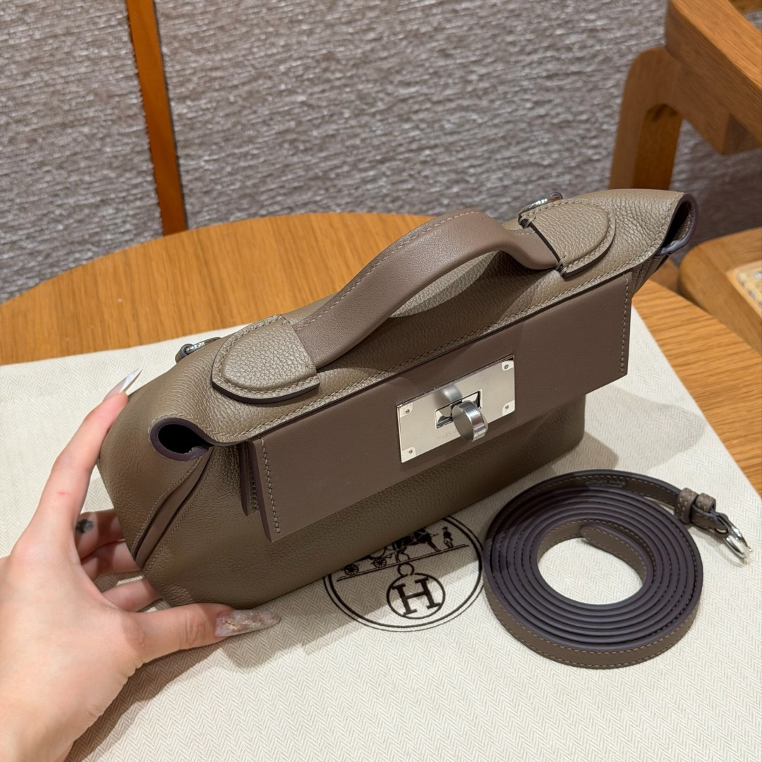 Hermès kelly2424 21cm (Etoupe)