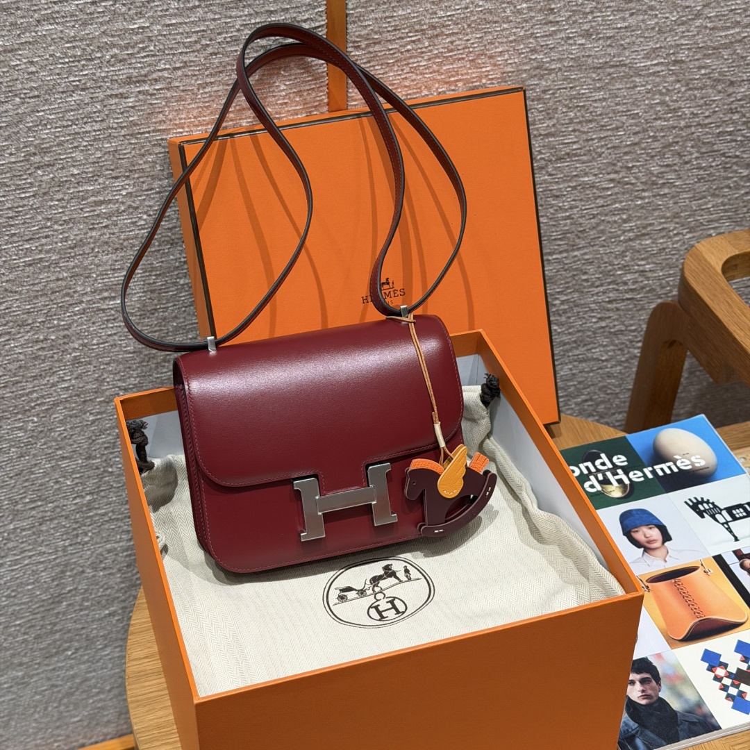 Hermès Constance 19cm (Bordeaux)