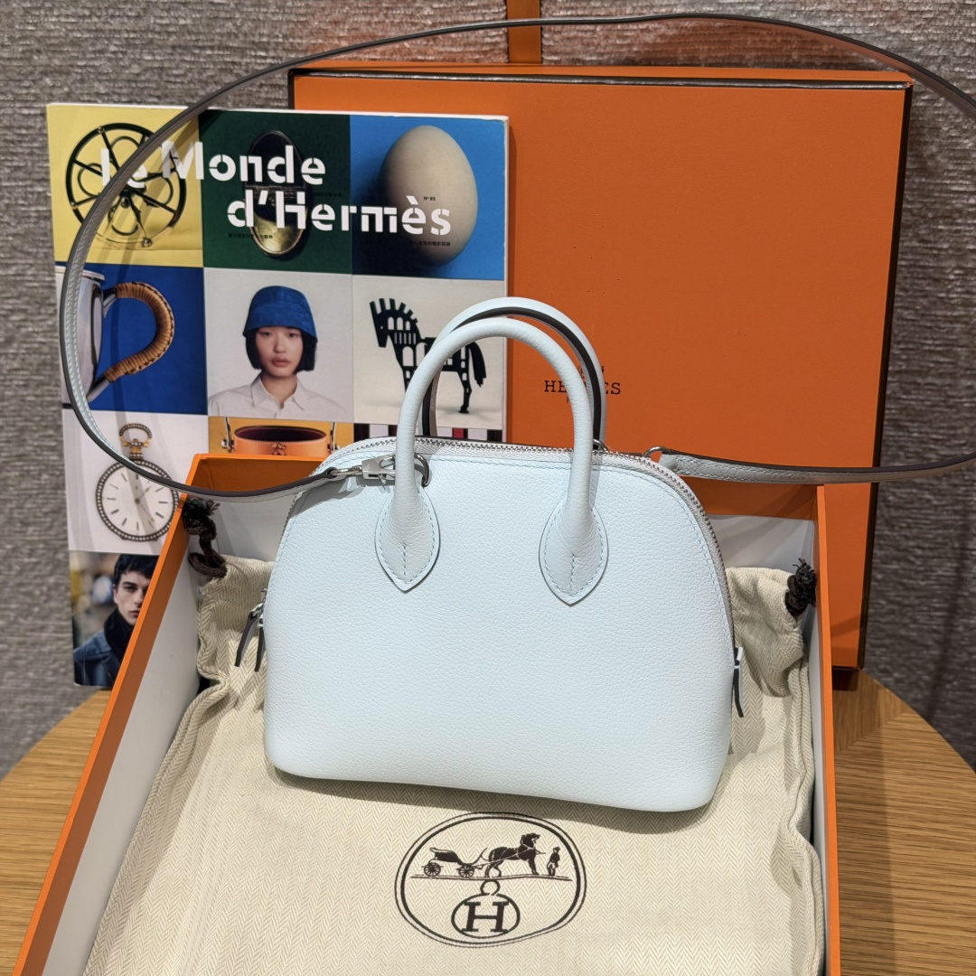 Hermès Bolide 18cm (Blue Brume)