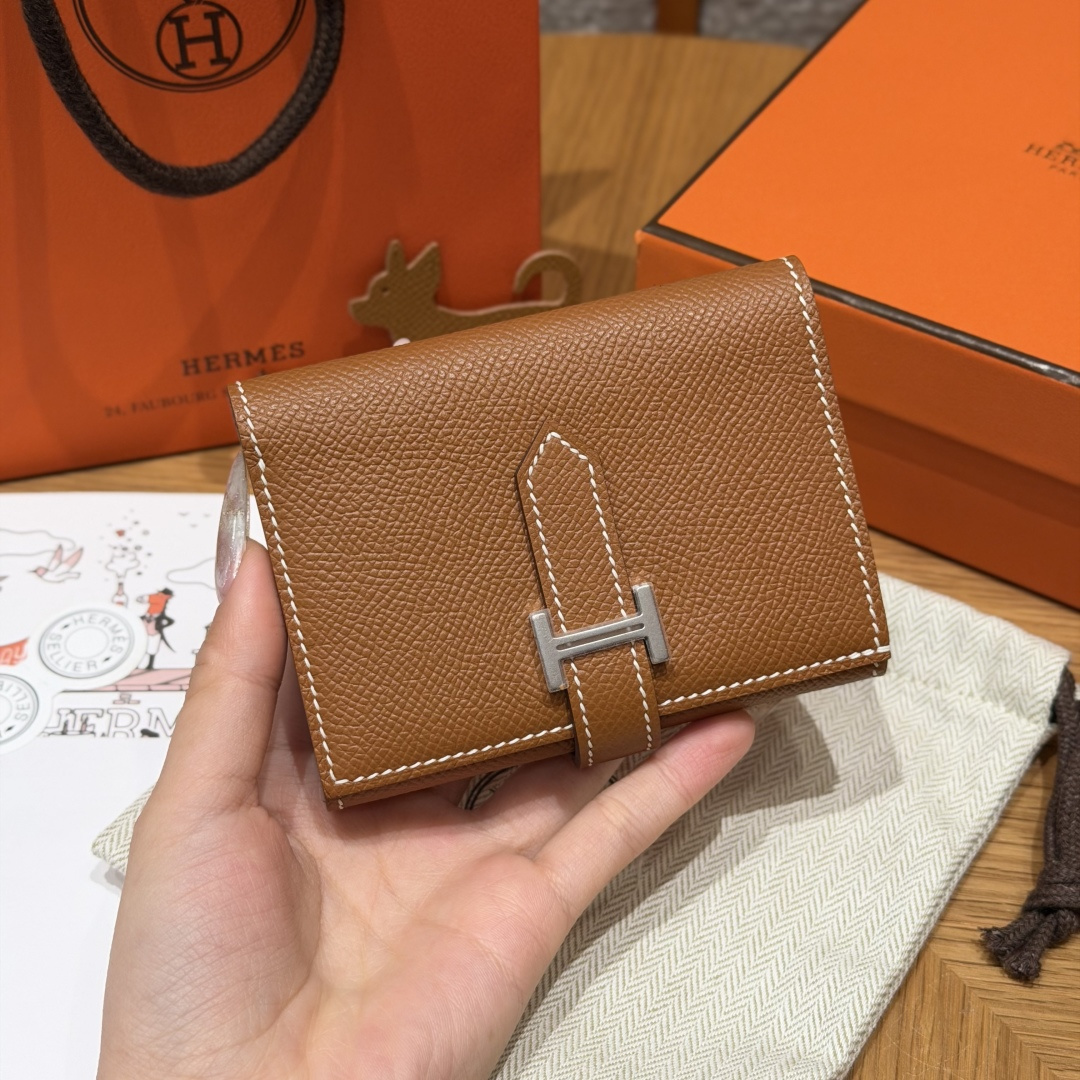 Hermès Bearn wallet 11cm (gold)