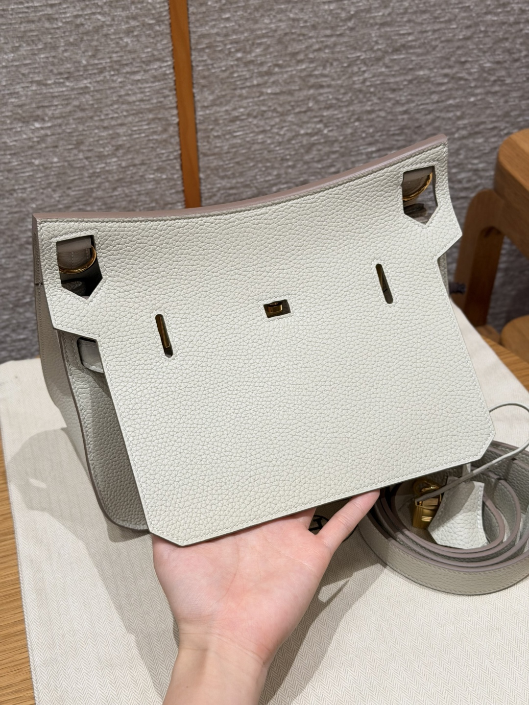 Hermès Kelly 25 Epsom Cream