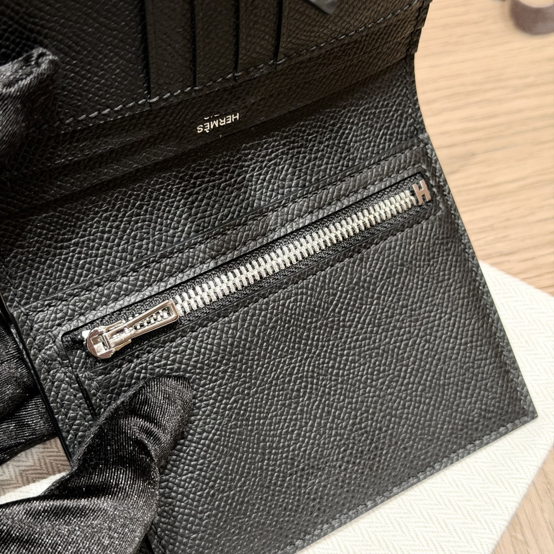 Hermès Bearn mini 12cm (Noir)