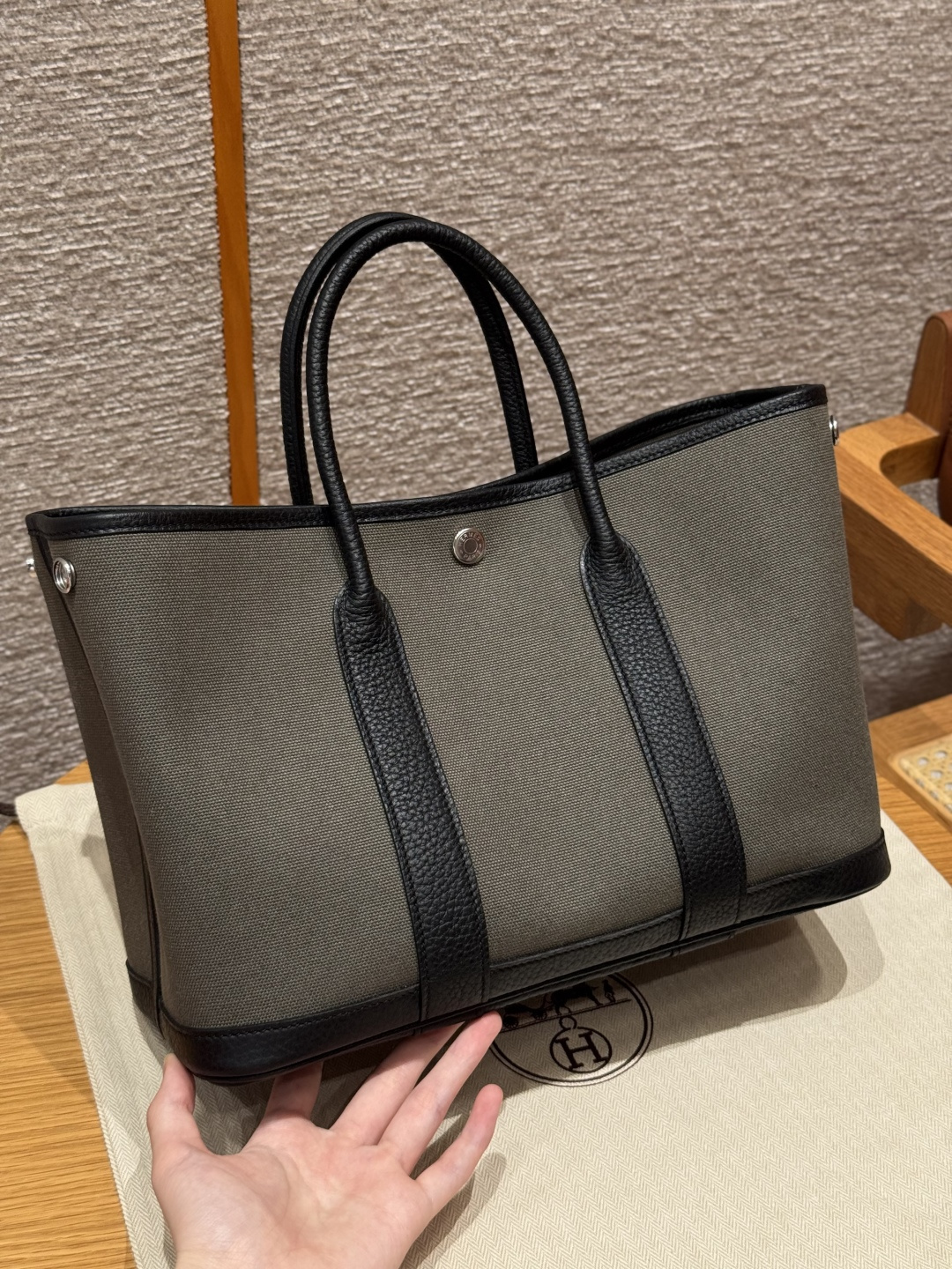 Hermès Garden party 36cm 30cm (Vert Girs)