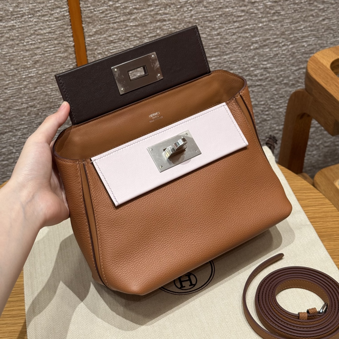 Hermès kelly2424 21cm (gold)