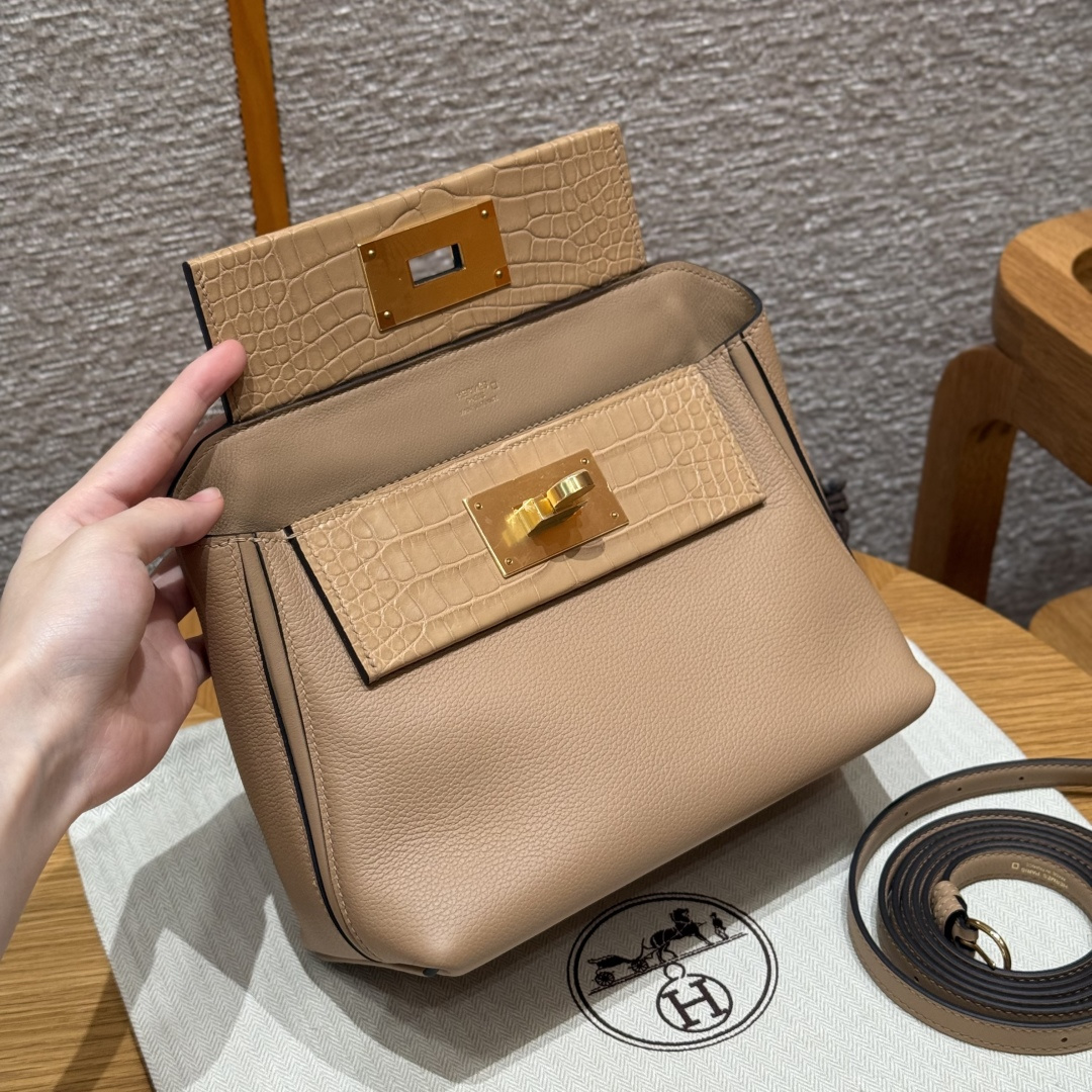 Hermès kelly2424 21cm (chai)