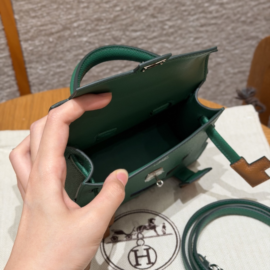 Hermès kellydoll picto (Vert vertigo)