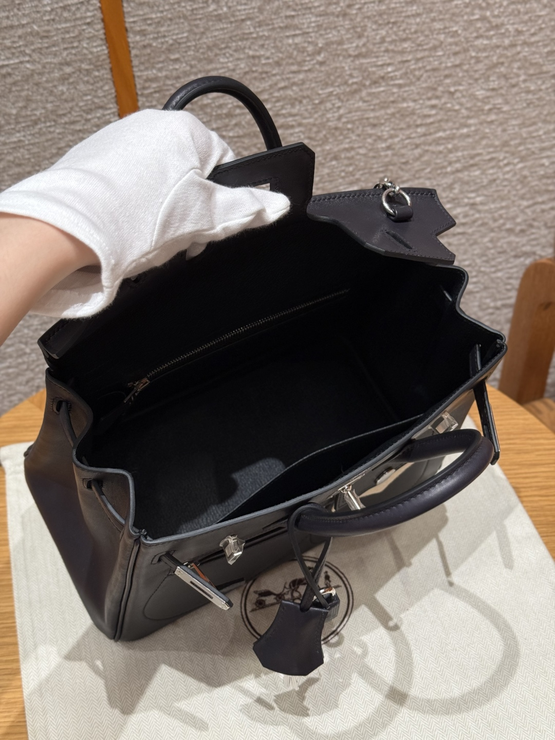 Hermès Birkin Rock 25cm (Noir)