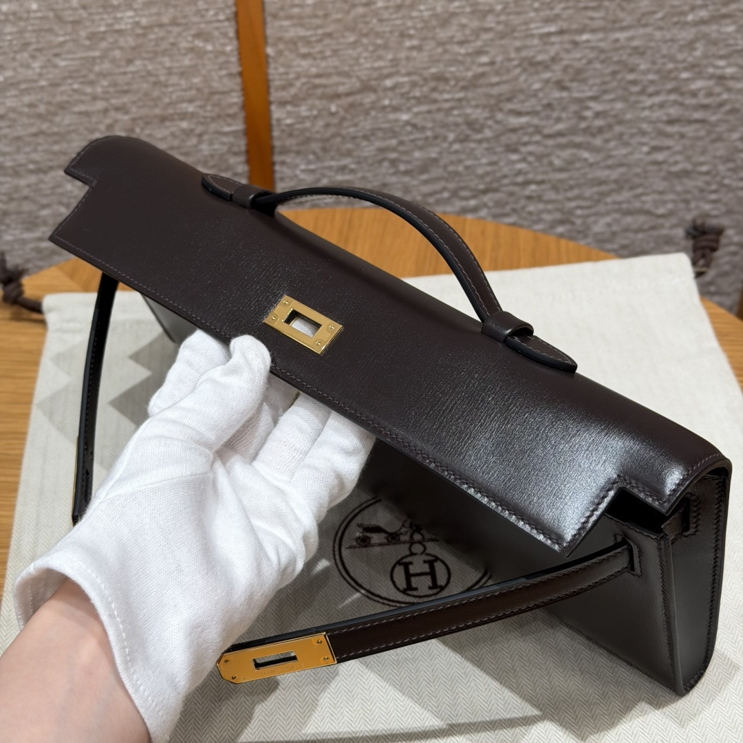 Hermès Kelly Cut 31cm (Chocolate)