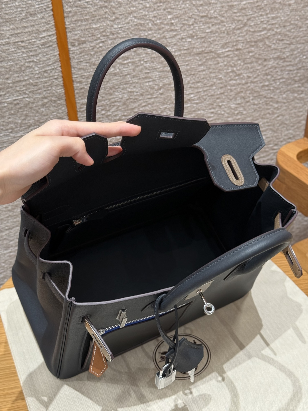 Hermès Birkin Colormatic 30cm (Blue niut)