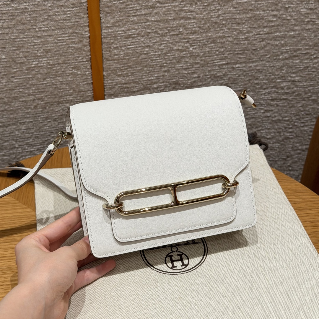 Hermès Picotin Lock 18 White Leather