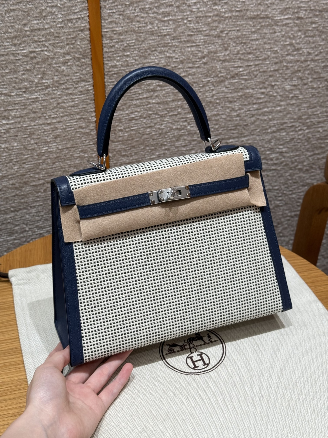 Hermès Kelly Toile H