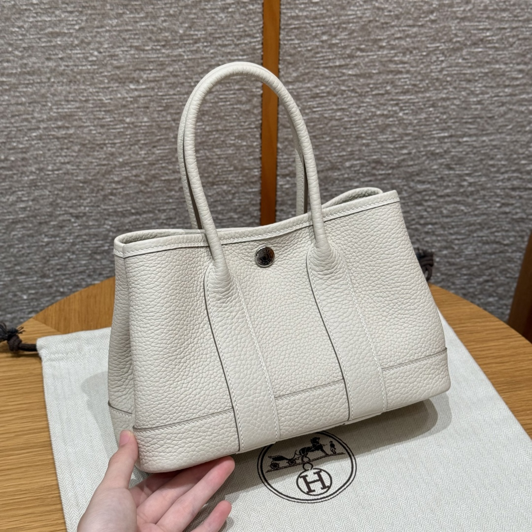 Garden party 23 handbag cowhide silver hardware