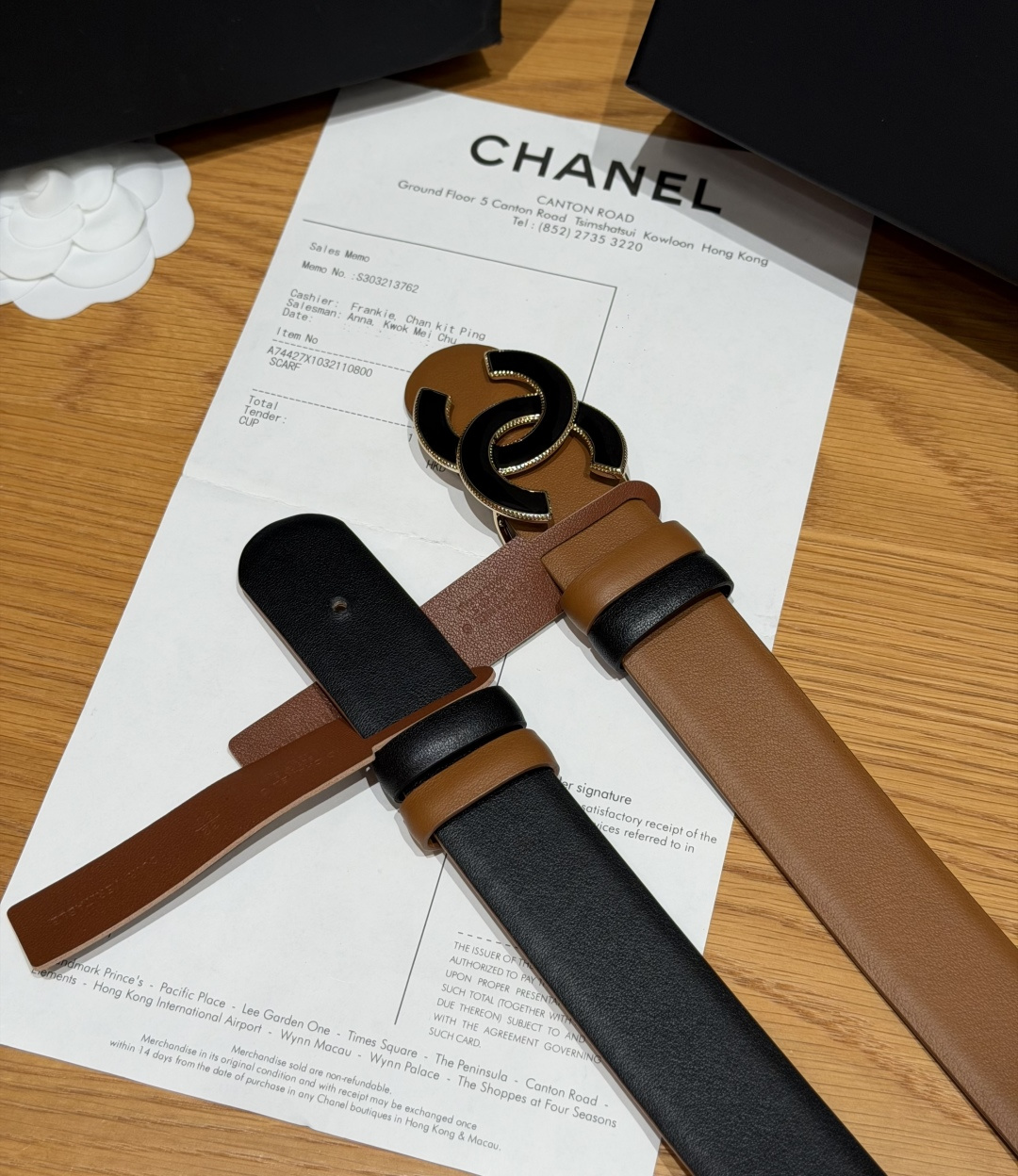 -香家✨双面小牛皮扣腰带系列 Ceinture 30 mm Réversible en Cuir de 