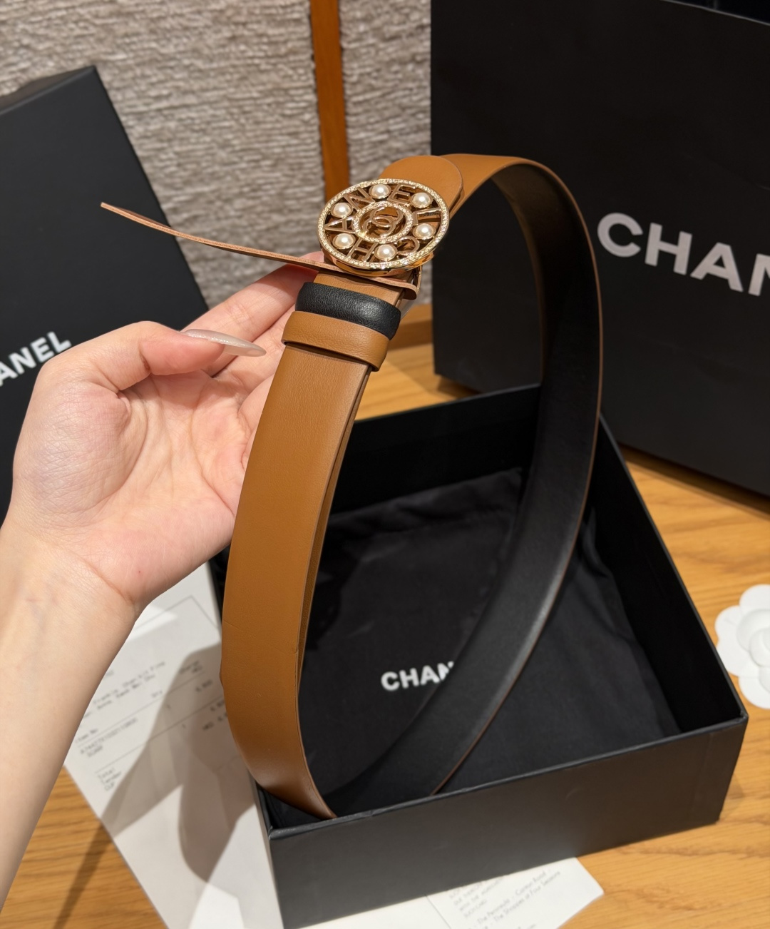 -香家✨双面小牛皮扣腰带系列 Ceinture 30 mm Réversible en Cuir de 