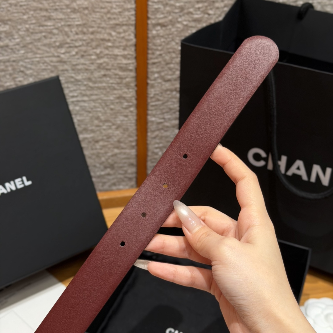 -香家✨双面小牛皮扣腰带系列 Ceinture 30 mm Réversible en Cuir de -香家✨双面小牛皮扣腰带系列 Ceinture 30 mm Réversible en Cuir de
