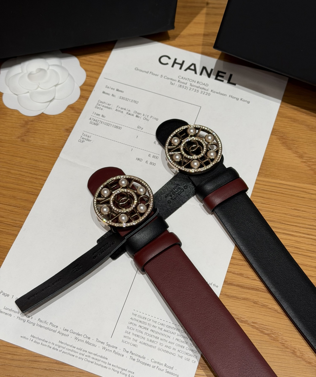 -香家✨双面小牛皮扣腰带系列 Ceinture 30 mm Réversible en Cuir de 