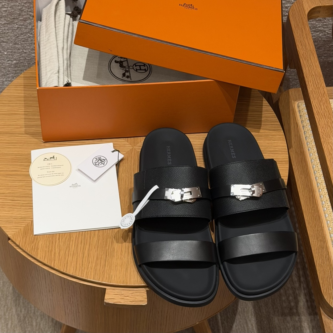 HERMES Jackson サンダル メンズ 春秋用 ファッションクラシック