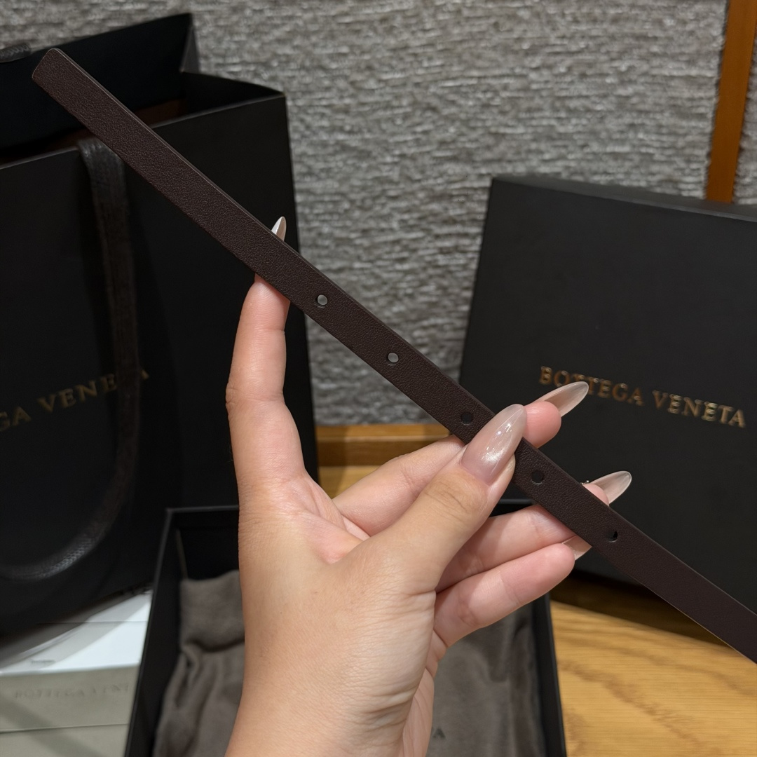 보테가베네타 소가죽 미니벨트 15mm 상세 이미지 6