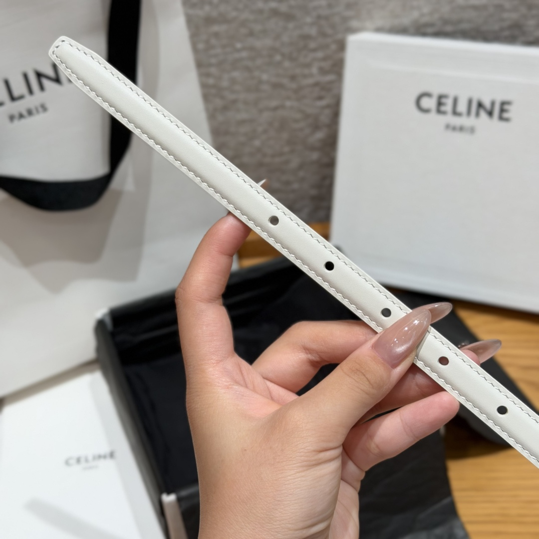 셀린느 메종 13mm 가죽 벨트 상세 이미지 9