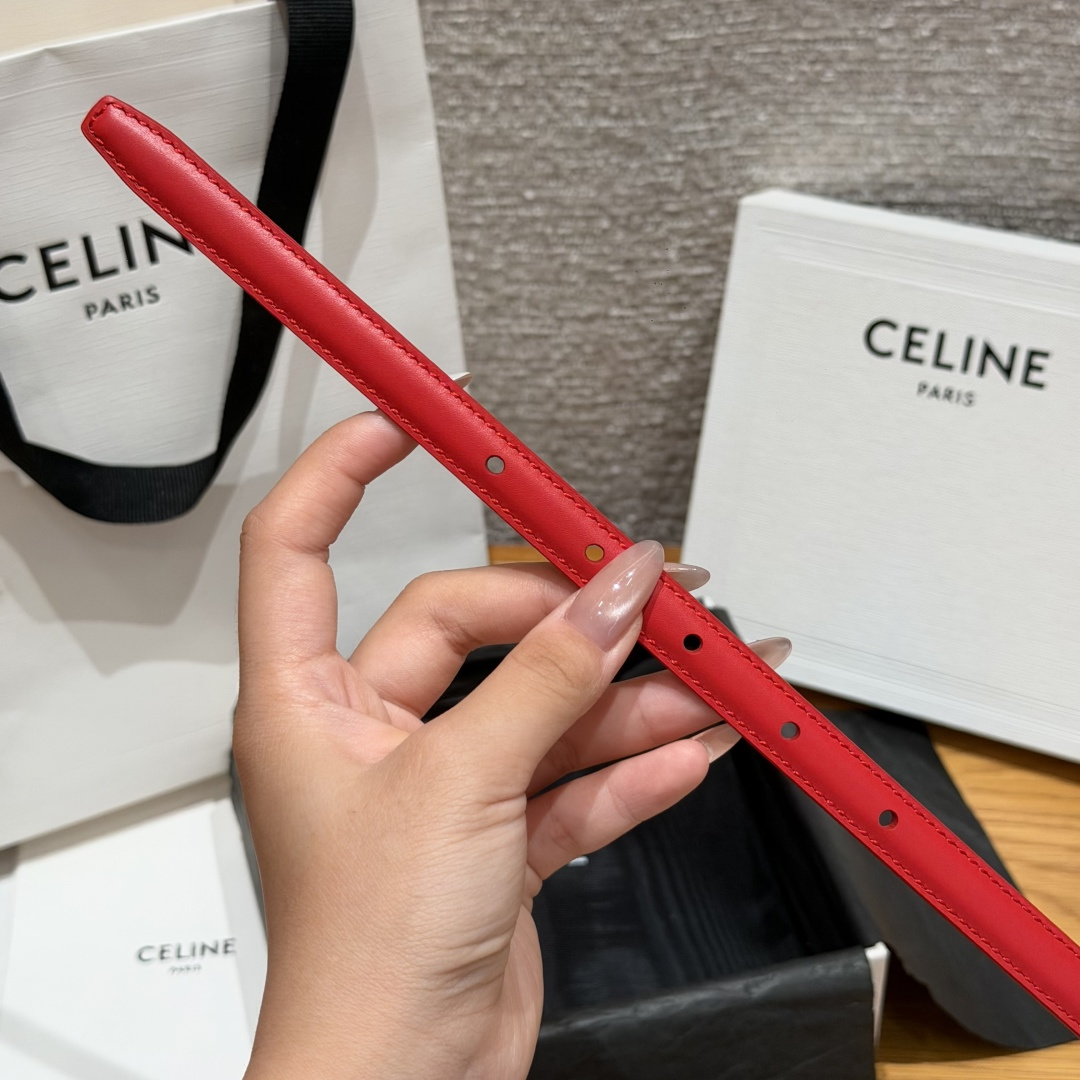 셀린느 메종 13mm 가죽 벨트 상세 이미지 9