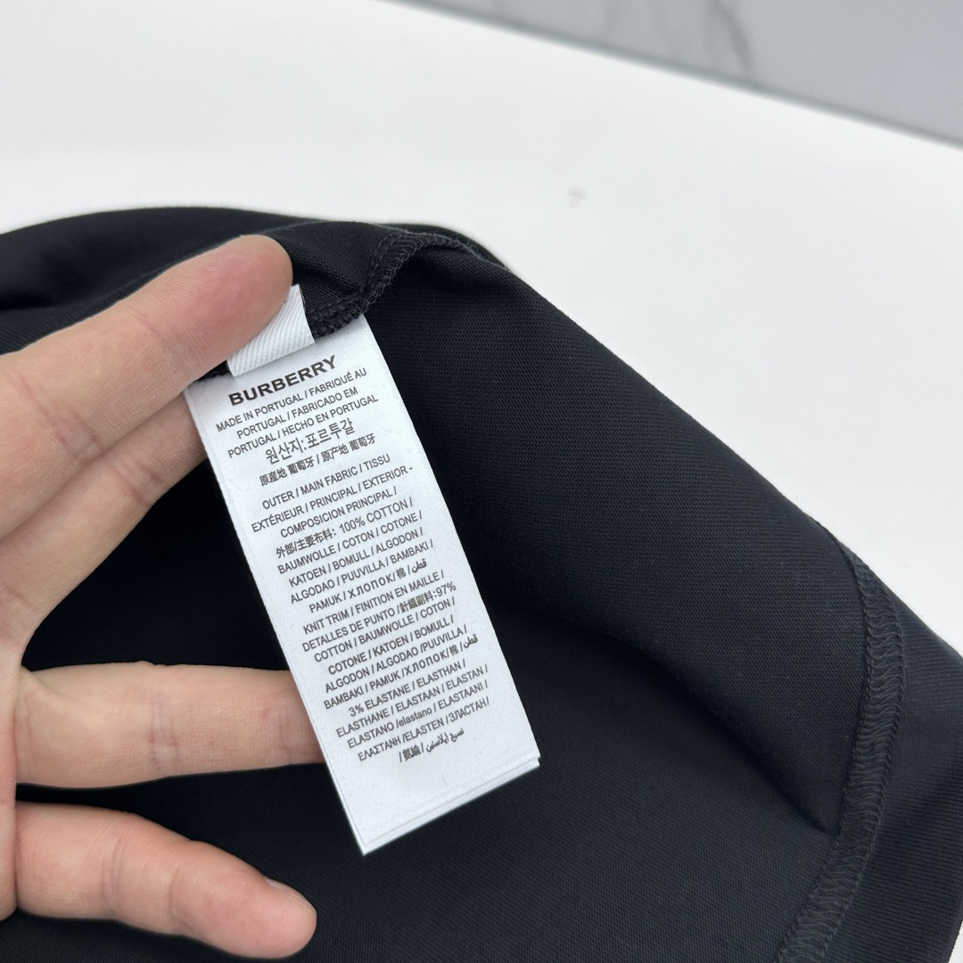 🆕Burberry巴宝莉 2026春夏新款短袖 官网同款T恤 双纱纯棉面料 多元化搭配 是眼下时尚前沿的