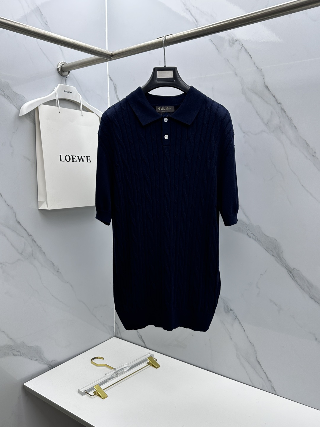 🆕loro Piana 1946ss夏季新品男士针织翻领短袖衫！独家首发 采用纤维超细与高弹的伊力特纱线