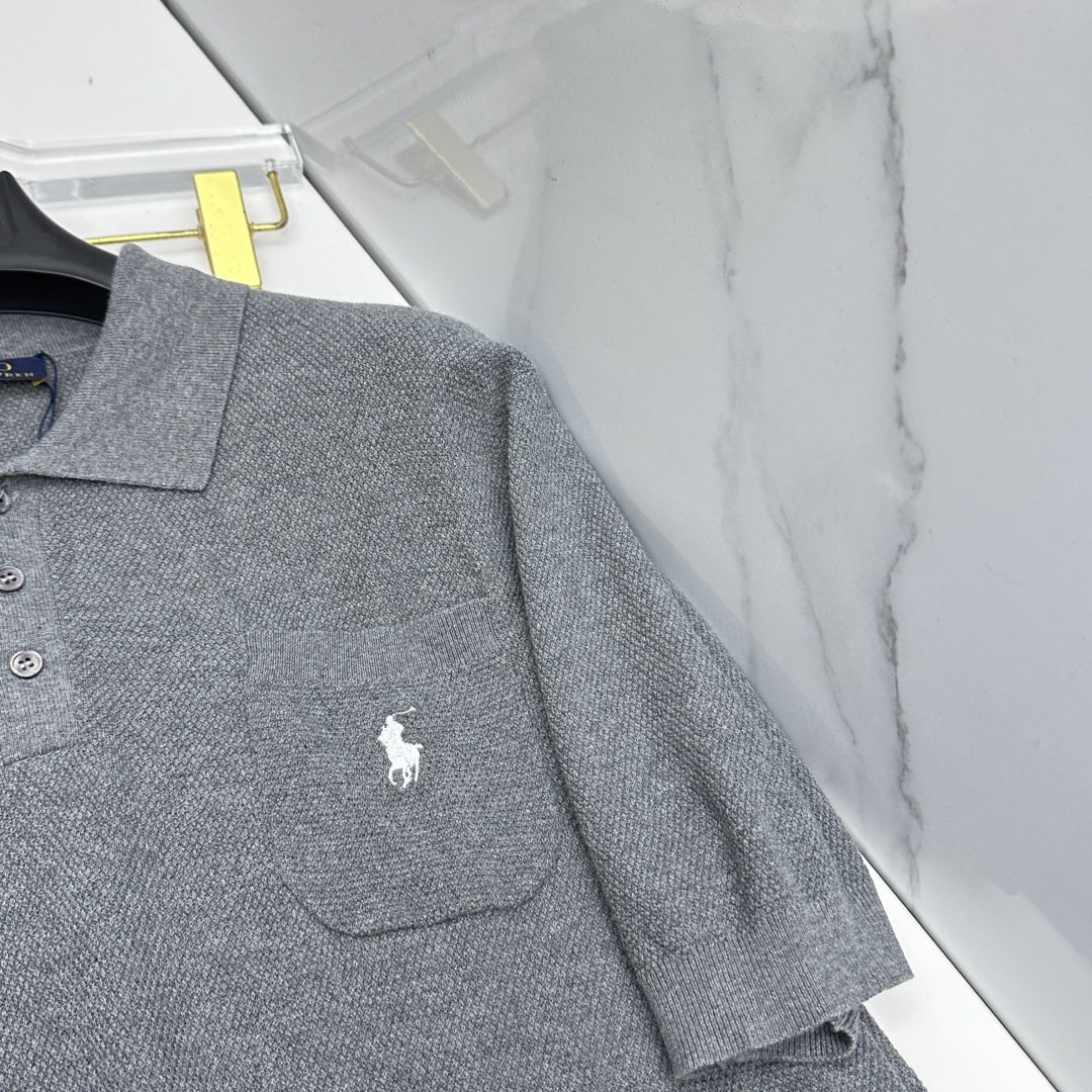 🆕Polo 2026ss夏季新品男士针织翻领短袖衫！独家首发 采用纤维超细与高弹的伊力特纱线织造而成，质