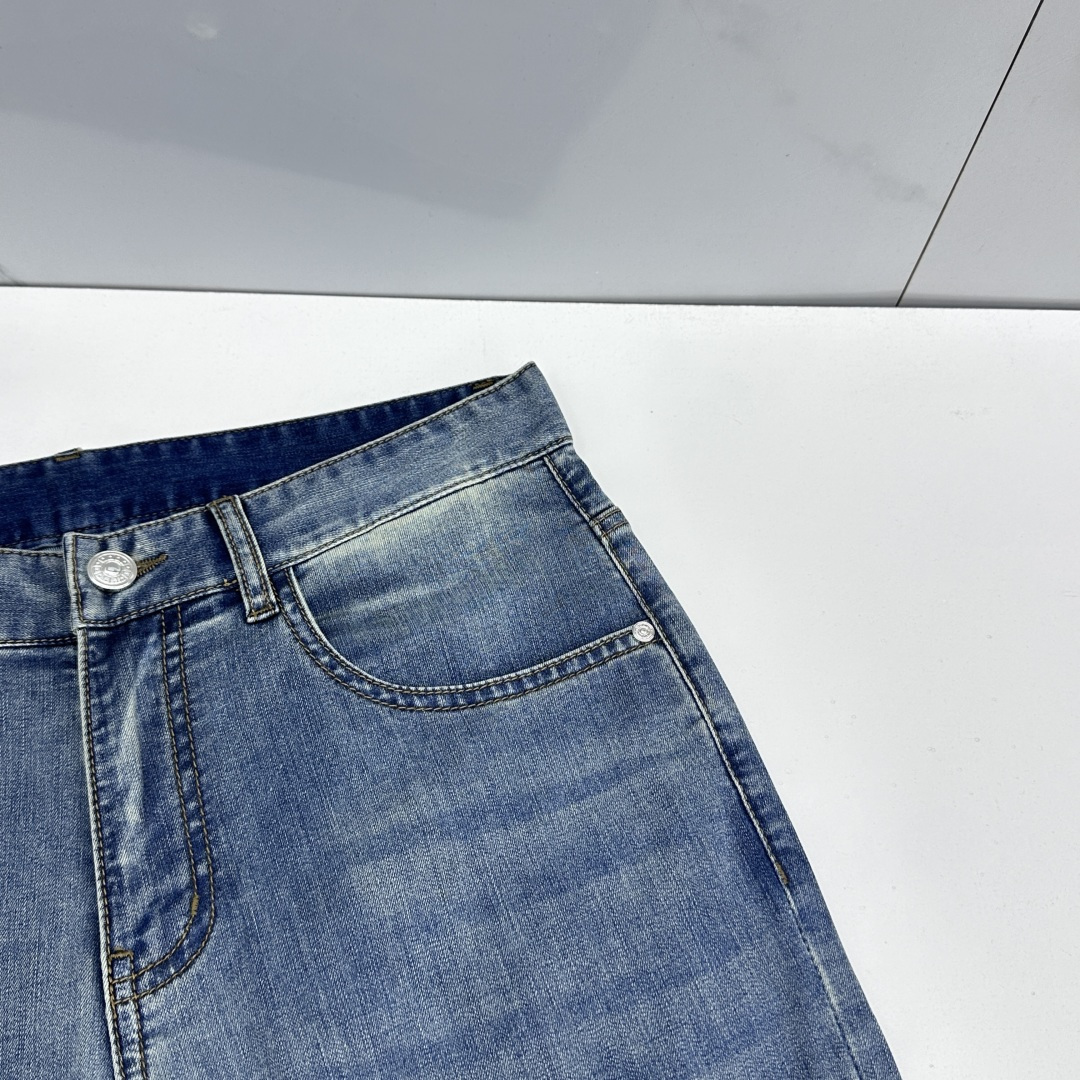 🆕miumiu🔥高端定制、26春季最新款洗水牛仔裤 柜台同步发售 原版定制复刻 客供定制辅料 原单品质 