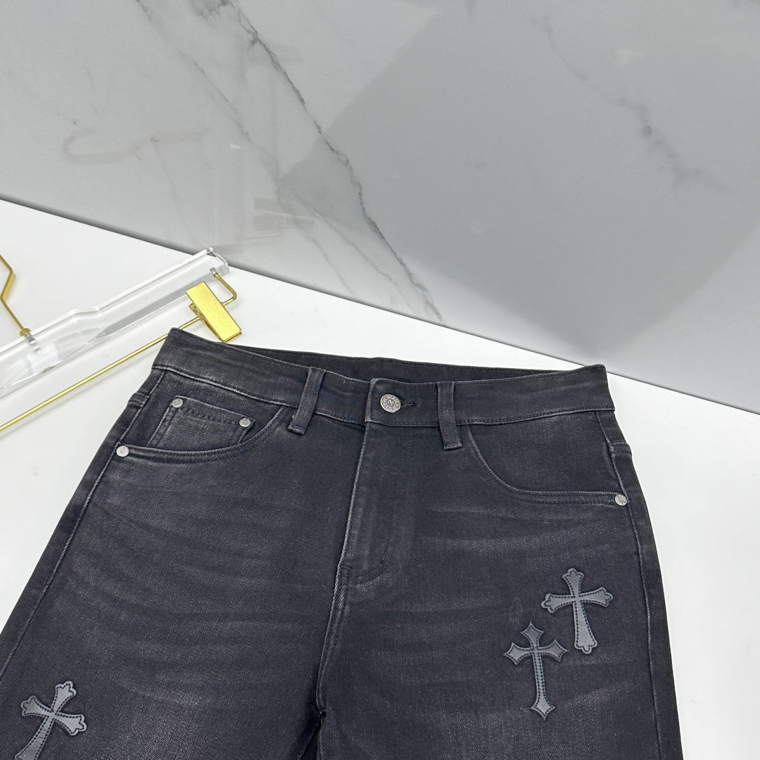 🆕CH*克罗心 🔥高端定制、26春季最新款洗水牛仔裤 柜台同步发售 原版定制复刻 客供定制辅料 原单品质