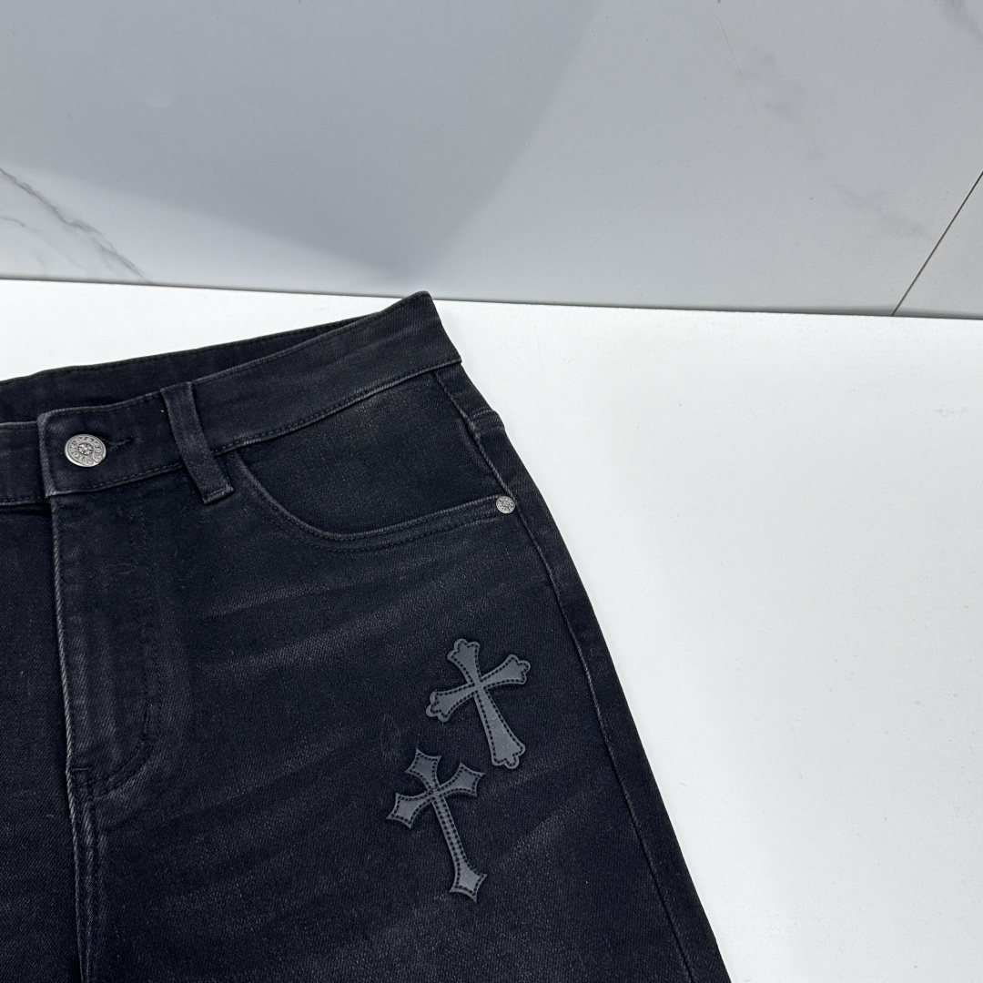 🆕CH*克罗心 🔥高端定制、26春季最新款洗水牛仔裤 柜台同步发售 原版定制复刻 客供定制辅料 原单品质