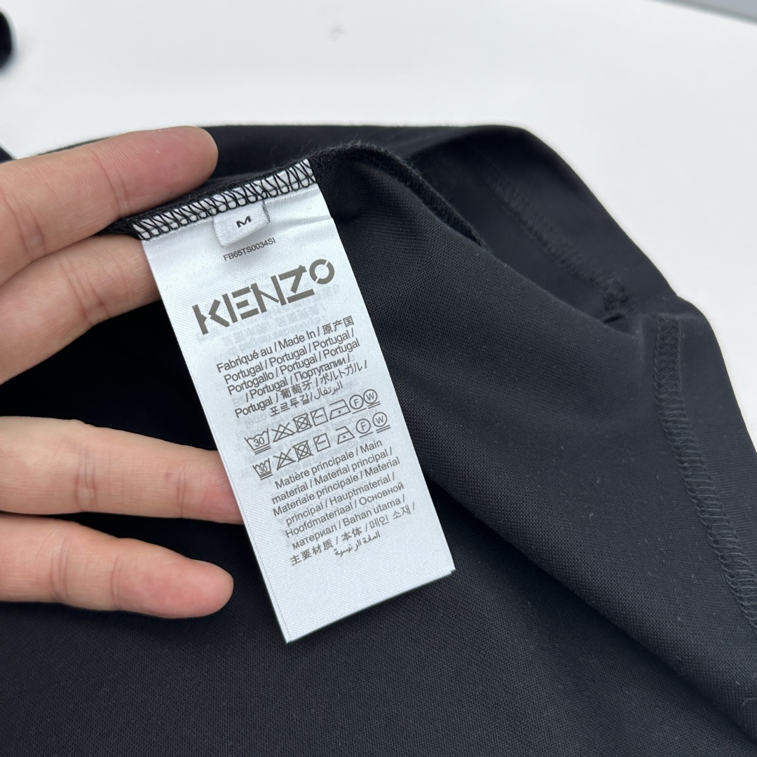 🆕Kenzo 2026春夏新款短袖 官网同款T恤 进口云朵棉面料 多元化搭配 是眼下时尚前沿的创新趋势 