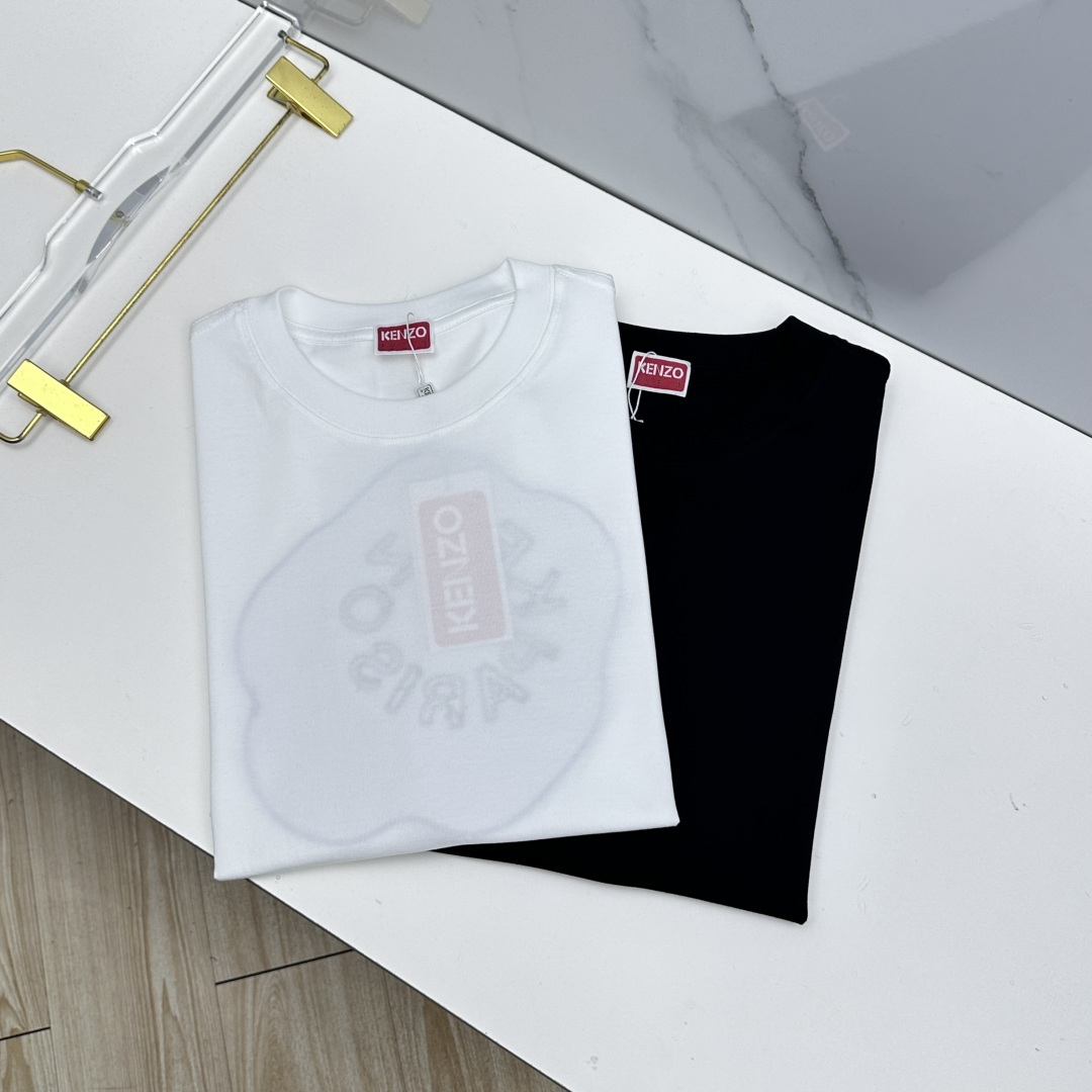 🆕Kenzo 2026春夏新款短袖 官网同款T恤 进口云朵棉面料 多元化搭配 是眼下时尚前沿的创新趋势 