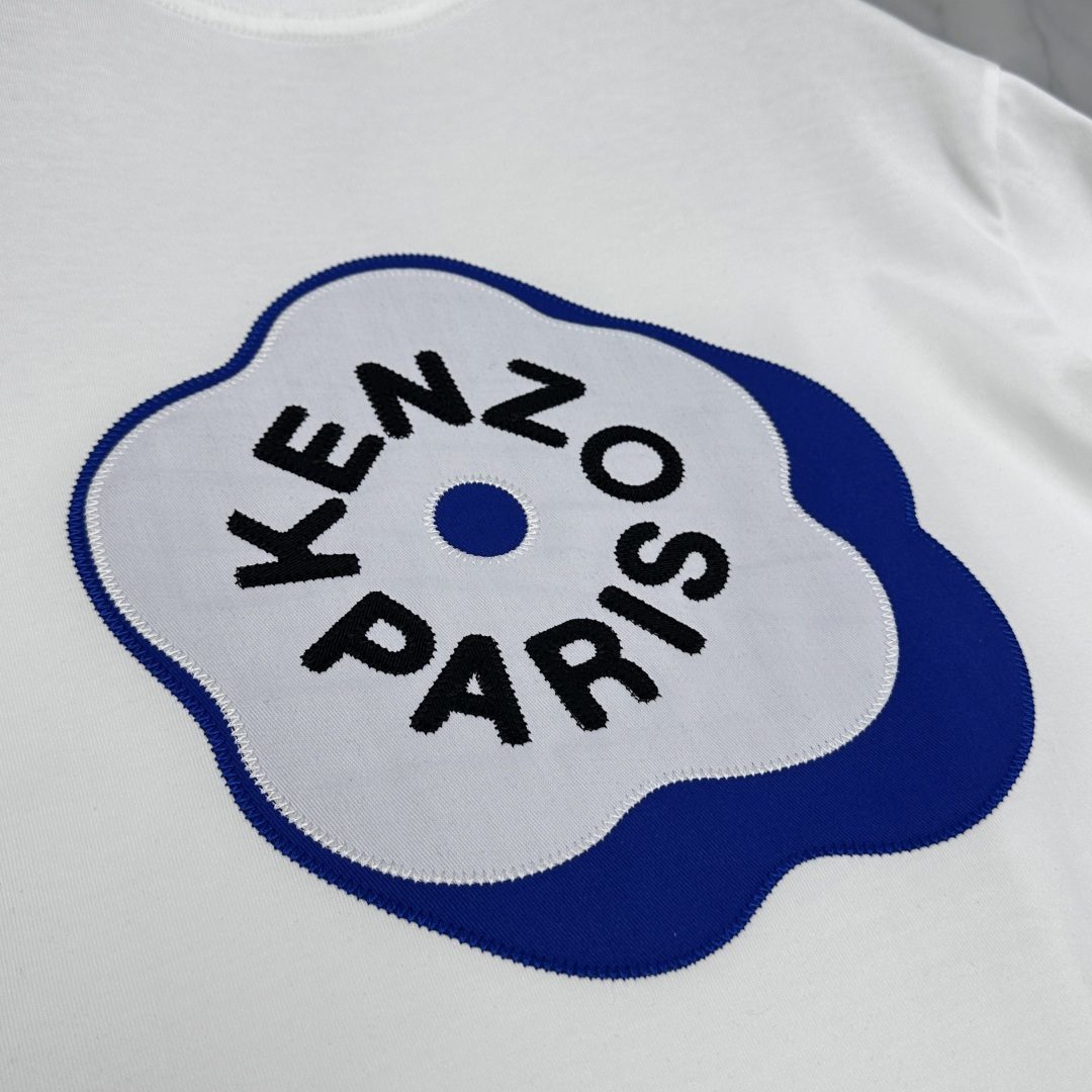 🆕Kenzo 2026春夏新款短袖 官网同款T恤 进口云朵棉面料 多元化搭配 是眼下时尚前沿的创新趋势 