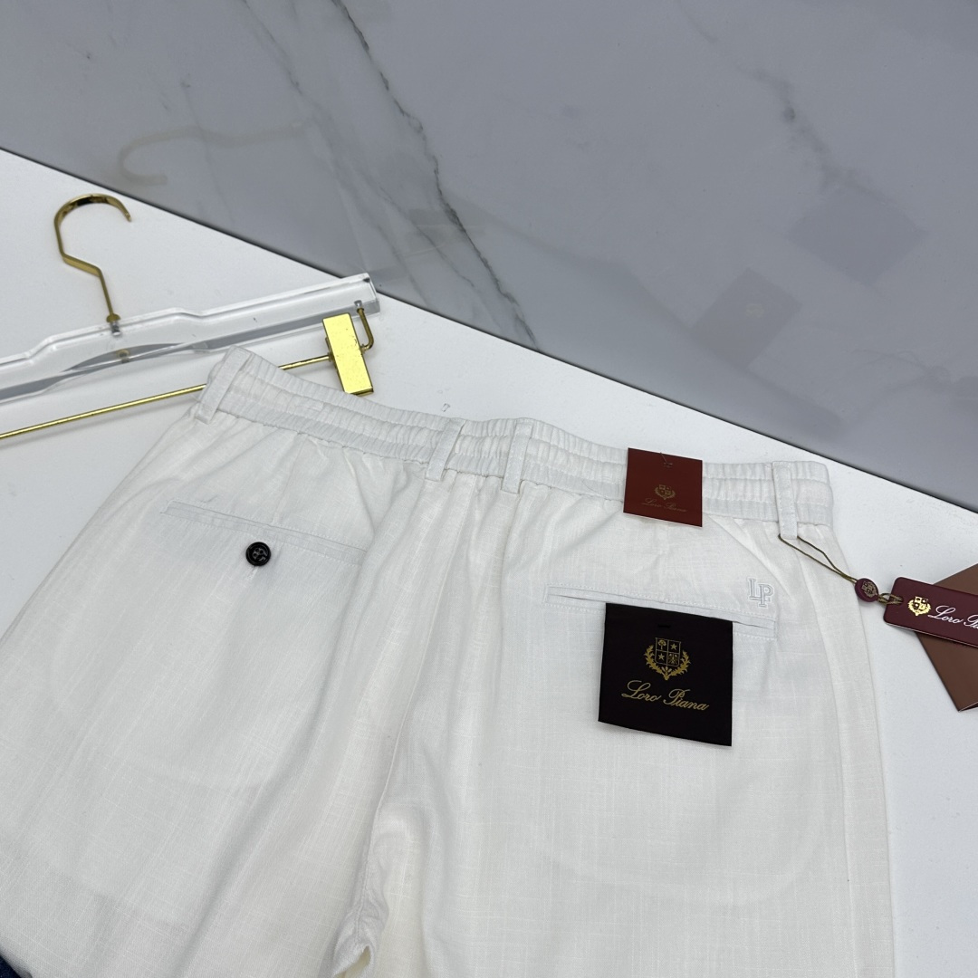 🆕loro Piana 春夏新品棉麻休闲西裤，官网同步发售，裤身工艺设计，客供辅料、高定棉麻面料，柔软丝